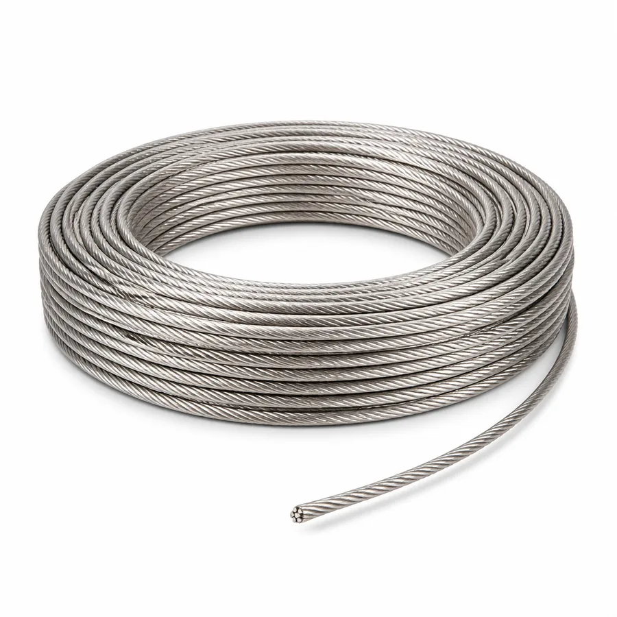 Guaya Inoxidable 304 (7x7 y 7x19)